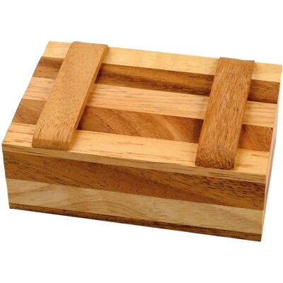 Philos Houten Schatkist Puzzel - 9x7x4 cm Philos Houten Schatkist Puzzel - 9x7x4 cm