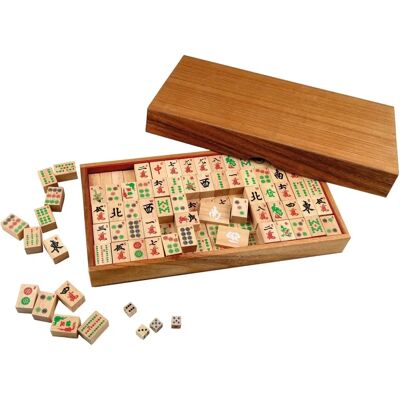 Philos 6323 - Mah Jongg mit arabischen Zahlen - Holzspiel Philos 6323 - Mah Jongg mit arabischen Zahlen - Holzspiel