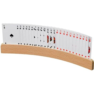 Philos Supporto per carte da gioco in legno marrone chiaro - Supporto per carte Philos Supporto per carte da gioco in legno marrone chiaro - Supporto per carte