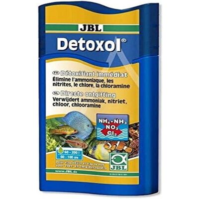 JBL Detoxol Traitement d'Eau - Ammoniaque, Nitrites, Métaux Lourds - 250ml - Publicité JBL Detoxol Traitement d'Eau - Ammoniaque, Nitrites, Métaux Lourds - 250ml - Publicité