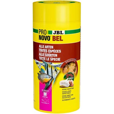 JBL ProNovo Bel Flakes M Visvoer - Prebiotisch, Natuurlijke Ingrediënten JBL ProNovo Bel Flakes M Visvoer - Prebiotisch, Natuurlijke Ingrediënten