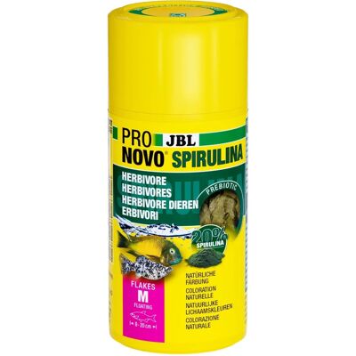 JBL ProNovo Spirulina Flakes - Nourriture en flocons pour poissons herbivores 8-20 cm JBL ProNovo Spirulina Flakes - Nourriture en flocons pour poissons herbivores 8-20 cm
