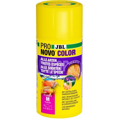 JBL ProNovo Color Flakes 100ml - Nourriture en flocons pour poissons tropicaux 8-20cm JBL ProNovo Color Flakes 100ml - Nourriture en flocons pour poissons tropicaux 8-20cm