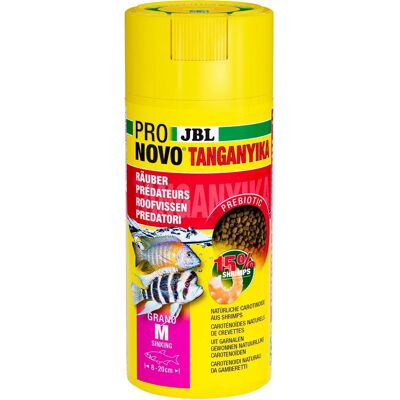 JBL ProNovo Tanganyika Grano M Visvoer - Roofzuchtige Cichliden 8-20cm JBL ProNovo Tanganyika Grano M Visvoer - Roofzuchtige Cichliden 8-20cm