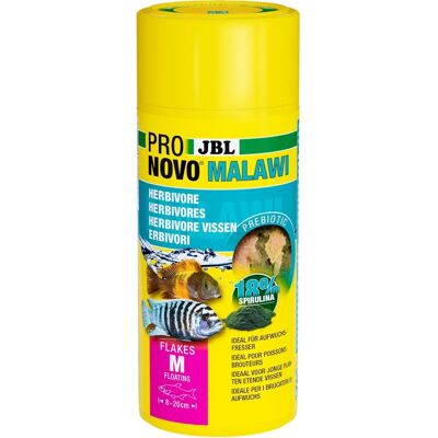 JBL ProNovo Malawi Flakes M - Nourriture pour cichlidés 8-20cm - Publicité JBL ProNovo Malawi Flakes M - Nourriture pour cichlidés 8-20cm - Publicité