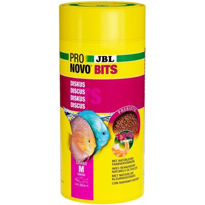 JBL ProNovo Bits Grano M - Visvoer - Veelzijdig voor discus & cichliden JBL ProNovo Bits Grano M - Visvoer - Veelzijdig voor discus & cichliden