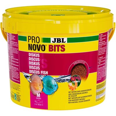 JBL Pronovo Bits Grano M Nourriture en Granulés pour Discus et Cichlidés 5,5 L - Publicité JBL Pronovo Bits Grano M Nourriture en Granulés pour Discus et Cichlidés 5,5 L - Publicité