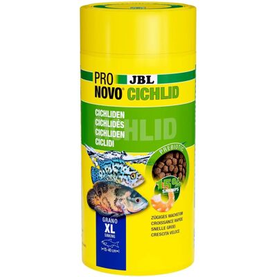 JBL ProNovo Cichlid Grano XL - Groot cichlid voedsel JBL ProNovo Cichlid Grano XL - Groot cichlid voedsel
