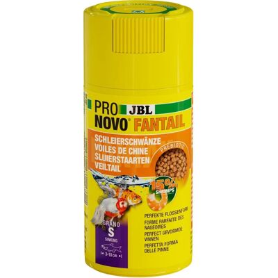 JBL ProNovo Fantail Grano s 100ml - Pokarm dla ryb Veiltails i innych JBL ProNovo Fantail Grano s 100ml - Pokarm dla ryb Veiltails i innych
