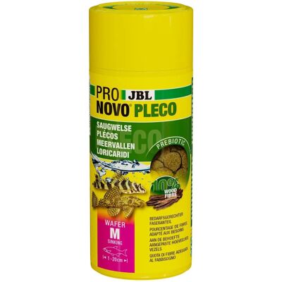 JBL ProNovo Pleco M Compresse di cibo per pesci gatto erbivori - 250ml JBL ProNovo Pleco M Compresse di cibo per pesci gatto erbivori - 250ml