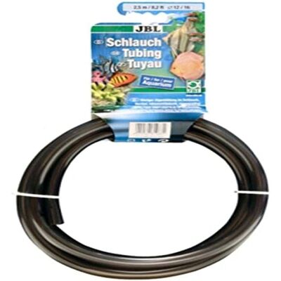 JBL grijze voorgevormde slang 9/12mm - 2,5m voor watercirculatie JBL grijze voorgevormde slang 9/12mm - 2,5m voor watercirculatie