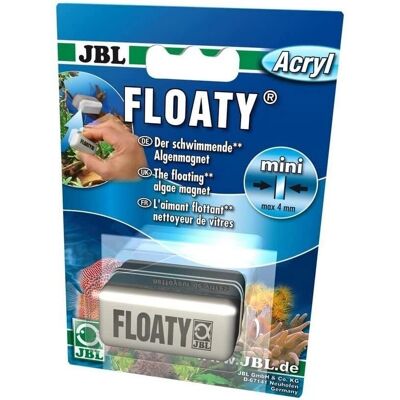 JBL Floaty mini - Aquarium Magnetisch Schoonmaakmiddel - Voor glas tot 4mm dikte JBL Floaty mini - Aquarium Magnetisch Schoonmaakmiddel - Voor glas tot 4mm dikte