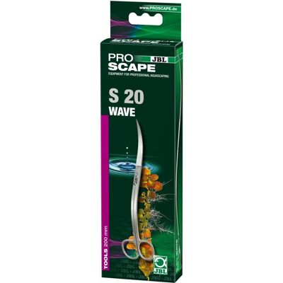 JBL ProScape Tool S20 Wave Gebogen Aquarium Schaar - 20cm JBL ProScape Tool S20 Wave Gebogen Aquarium Schaar - 20cm