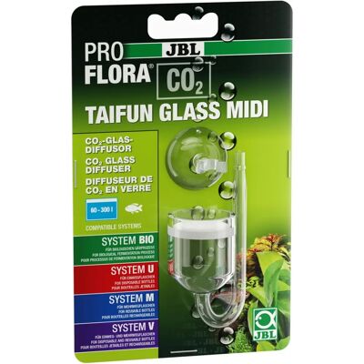 JBL Aquaristik en Terraristik ProFlora CO2 Glazen Midi JBL Aquaristik en Terraristik ProFlora CO2 Glazen Midi