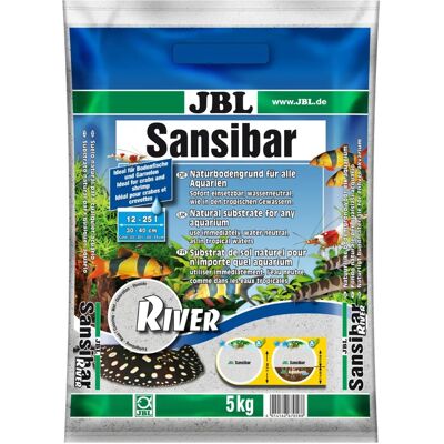 JBL Sansibar River 5kg - Fint vit sand för akvarier - Stöttar växttillväxt JBL Sansibar River 5kg - Fint vit sand för akvarier - Stöttar växttillväxt