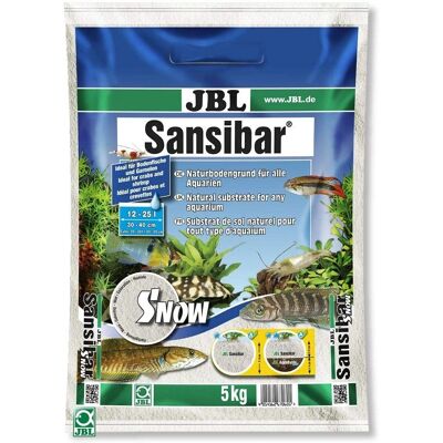 Substrat d'aquarium JBL Sansibar Snow 5kg - Poissons & Plantes Substrat d'aquarium JBL Sansibar Snow 5kg - Poissons & Plantes