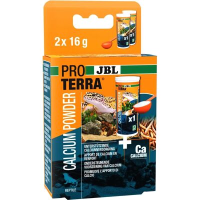 JBL PROTERRA CALCIUM POWDER 2x25ml - Mineraltillsats för reptiler JBL PROTERRA CALCIUM POWDER 2x25ml - Mineraltillsats för reptiler