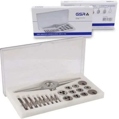 GSR Jeu de filetage M1-M2.5 - 31 pièces - Publicité GSR Jeu de filetage M1-M2.5 - 31 pièces - Publicité