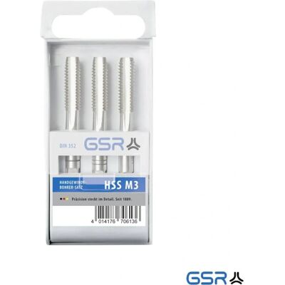 GSR M12 1,75 Handgängtappborr-set - DIN 352 HSS-G GSR M12 1,75 Handgängtappborr-set - DIN 352 HSS-G