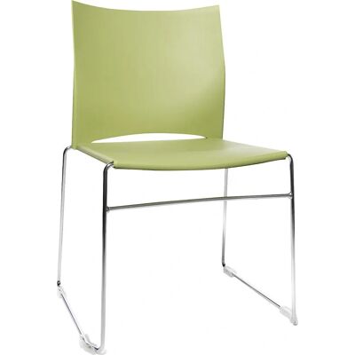 Silla apilable Topstar - Asiento plástico moderno - 4 unidades Silla apilable Topstar - Asiento plástico moderno - 4 unidades