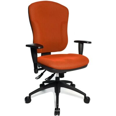 Sedia da ufficio TOPSTAR Wellpoint 30 SY - Alto schienale, Arancione, Regolabile Sedia da ufficio TOPSTAR Wellpoint 30 SY - Alto schienale, Arancione, Regolabile