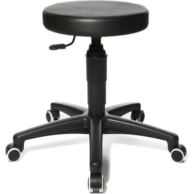 Taburete de Oficina TOPSTAR - Tec 70 Giratorio Cuero Sintético Negro 390-520mm Taburete de Oficina TOPSTAR - Tec 70 Giratorio Cuero Sintético Negro 390-520mm