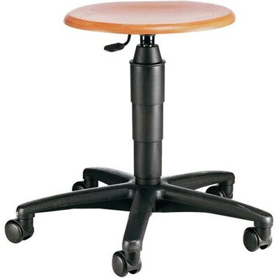 TOPSTAR Sgabello girevole - Faggio naturale - Altezza regolabile 420-550mm - Sgabello TOPSTAR Sgabello girevole - Faggio naturale - Altezza regolabile 420-550mm - Sgabello
