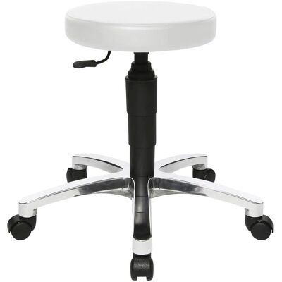 Taburete de Oficina Topstar - Ergonómico Giratorio Ajustable - Blanco Taburete de Oficina Topstar - Ergonómico Giratorio Ajustable - Blanco