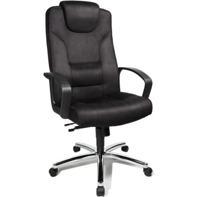 Topstar Executive Microfiber Bürostuhl - Ergonomisch, Höhenverstellbar, Chromgestell Topstar Executive Microfiber Bürostuhl - Ergonomisch, Höhenverstellbar, Chromgestell