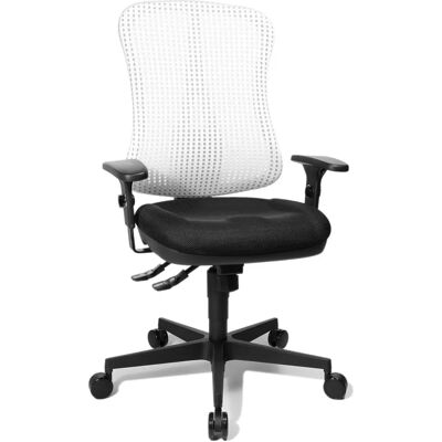Krzesło biurowe TOPSTAR Head Point SY - Czarny i Biały - Ergonomiczne i Regulowane Krzesło biurowe TOPSTAR Head Point SY - Czarny i Biały - Ergonomiczne i Regulowane