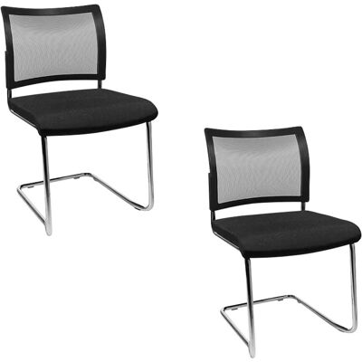 Silla Visitante Visit20 - Malla, Ergonómica, Apilable Silla Visitante Visit20 - Malla, Ergonómica, Apilable