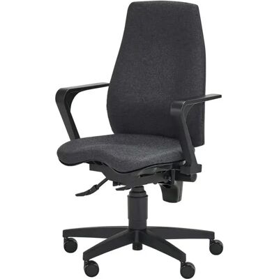 Sconto Tiber Bürostuhl - Höhe 102cm, Breite 64cm, Schwarz Sconto Tiber Bürostuhl - Höhe 102cm, Breite 64cm, Schwarz