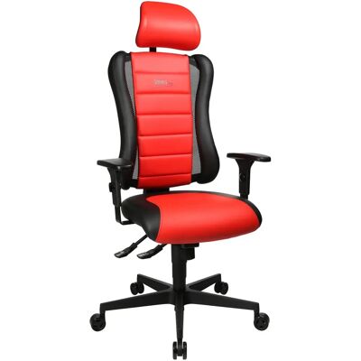 Silla de oficina Topstar Sitness RS - Ergonómica, Ajustable, Negro/Rojo Silla de oficina Topstar Sitness RS - Ergonómica, Ajustable, Negro/Rojo