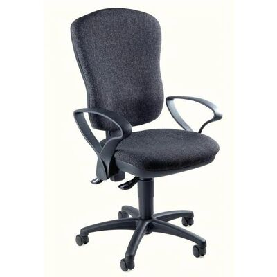 Sedia da ufficio Topstar con contatto permanente - Antracite, 420-550mm, braccioli Sedia da ufficio Topstar con contatto permanente - Antracite, 420-550mm, braccioli