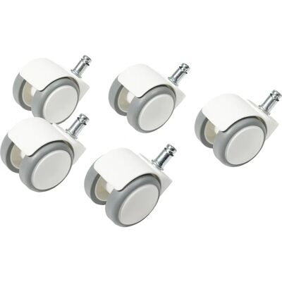Ruedas para sillas de oficina Topstar S'Neaker - 5 piezas para suelos duros Ruedas para sillas de oficina Topstar S'Neaker - 5 piezas para suelos duros