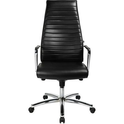 Topstar Chefsessel Chairman X - Leder, Schwarz, Chromfuß Topstar Chefsessel Chairman X - Leder, Schwarz, Chromfuß