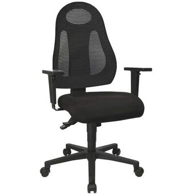 Sedia da Ufficio Topstar - Rete, Regolabile, Supporta 110kg Sedia da Ufficio Topstar - Rete, Regolabile, Supporta 110kg