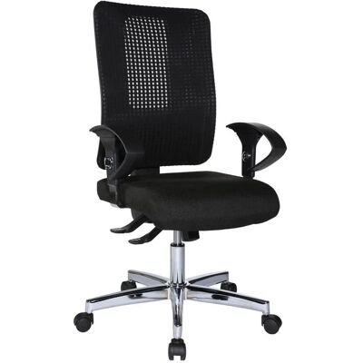 Topstar OX790U G200 Office Chair - Black, Chrome Frame, Synchro Mechanism Topstar OX790U G200 Office Chair - Black, Chrome Frame, Synchro Mechanism