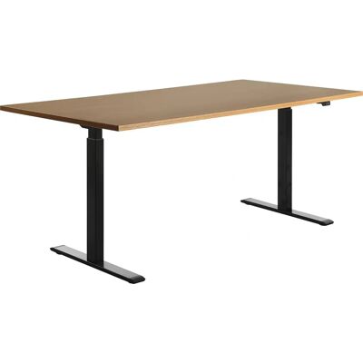 Topstar Escritorio ajustable eléctrico - 1800x800 mm, Decor haya Topstar Escritorio ajustable eléctrico - 1800x800 mm, Decor haya