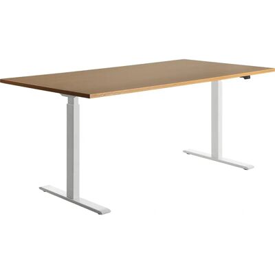 Topstar Escritorio ajustable, 180x80cm, Marco Blanco Topstar Escritorio ajustable, 180x80cm, Marco Blanco
