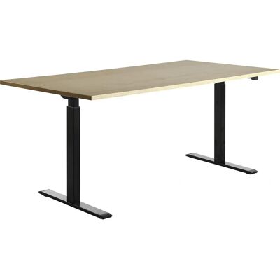 Topstar Höhenverstellbarer Schreibtisch - 1800x800mm, Weiß/Schwarz Topstar Höhenverstellbarer Schreibtisch - 1800x800mm, Weiß/Schwarz