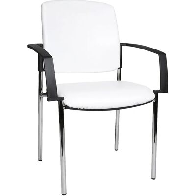 Topstar Gäste-Stuhl mit Armlehnen - Gästestuhl - Weiß Topstar Gäste-Stuhl mit Armlehnen - Gästestuhl - Weiß