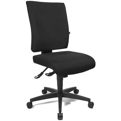 Silla giratoria de oficina COMFORT Negra con soporte lumbar ajustable - Silla de oficina Silla giratoria de oficina COMFORT Negra con soporte lumbar ajustable - Silla de oficina