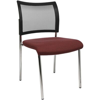 Silla para visitas apilable - Respaldo de malla, 2 unidades Silla para visitas apilable - Respaldo de malla, 2 unidades