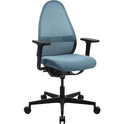 Topstar Ergonomischer Mesh-Bürostuhl - 3D Synchron, Verstellbare Lendenstütze, Blau Topstar Ergonomischer Mesh-Bürostuhl - 3D Synchron, Verstellbare Lendenstütze, Blau