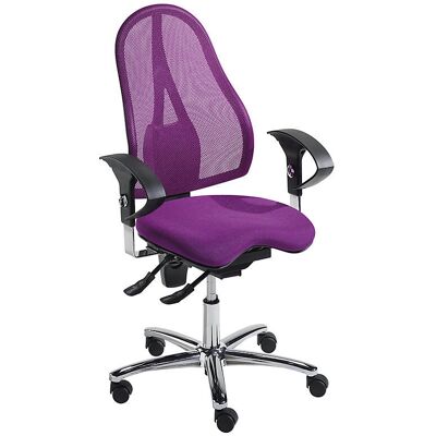 Topstar Ergonomischer Bürostuhl - Netz-Rückenlehne - Verstellbare Höhe Topstar Ergonomischer Bürostuhl - Netz-Rückenlehne - Verstellbare Höhe