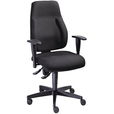 Sedia ergonomica da ufficio Topstar - Nero, altezza schienale 580mm Sedia ergonomica da ufficio Topstar - Nero, altezza schienale 580mm
