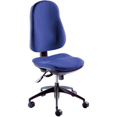 Sedia ergonomica Eurokraft Pro - Meccanismo sincronizzato, Senza braccioli, Blu Sedia ergonomica Eurokraft Pro - Meccanismo sincronizzato, Senza braccioli, Blu