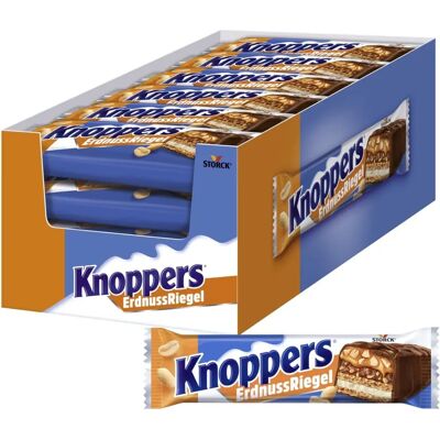 Knoppers Jordnötsbar - Chokladvåfflor - 40g Knoppers Jordnötsbar - Chokladvåfflor - 40g