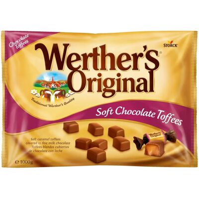 Werther's Mjuk chokladöverdrag - Toffee Werther's Mjuk chokladöverdrag - Toffee